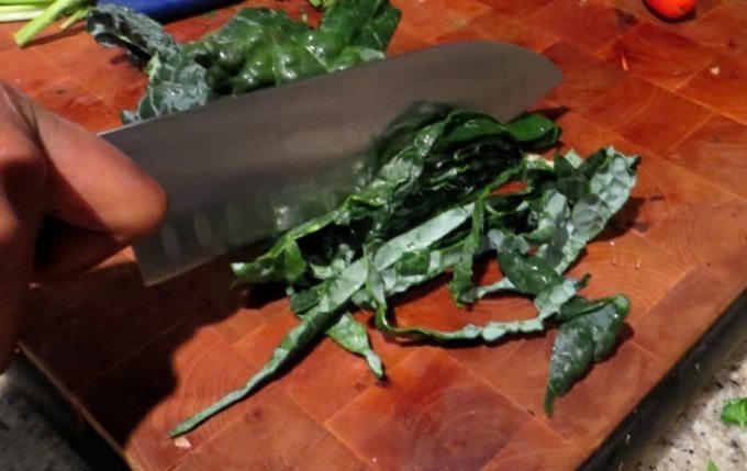 Sliced Kale