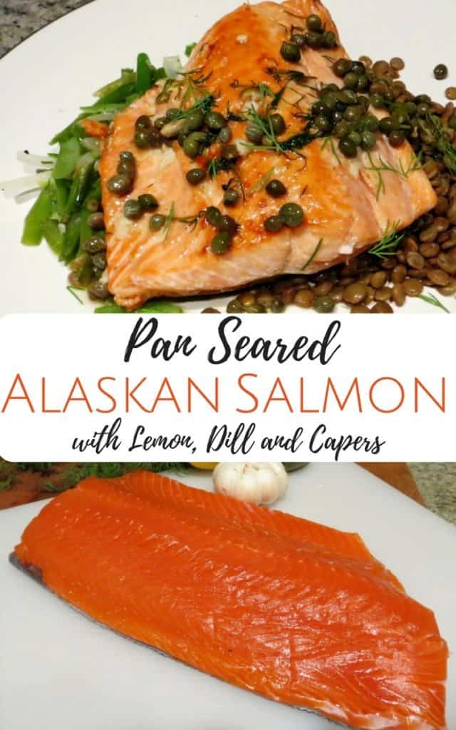 Pan Seared Alaskan Salmon