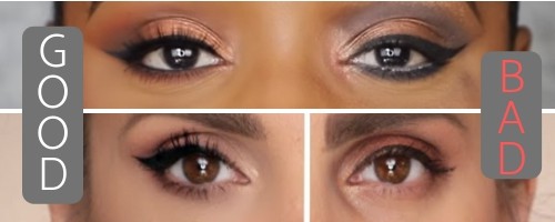 Makeup mistakes of wearing too much eyeliner