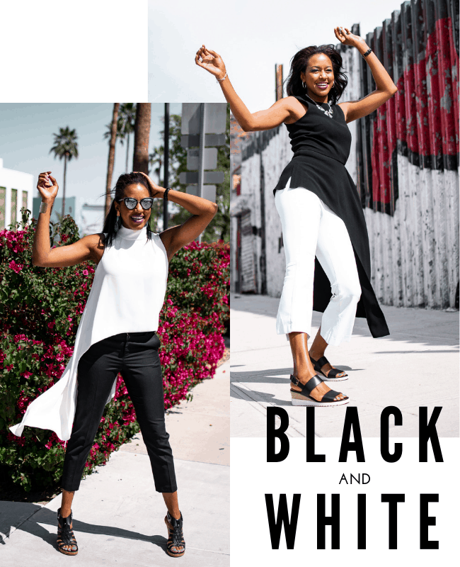black and white - spring trends